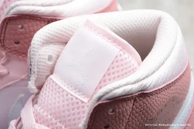 Official Maikesneakers Mid CW5379-600 Jordan Air 1 Pink Digital 0430